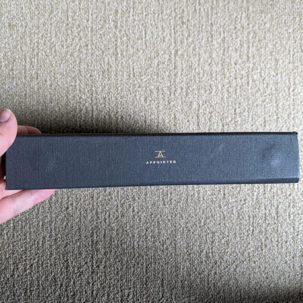 NWOT Classic Appointed Planner Dark Grey Fabric